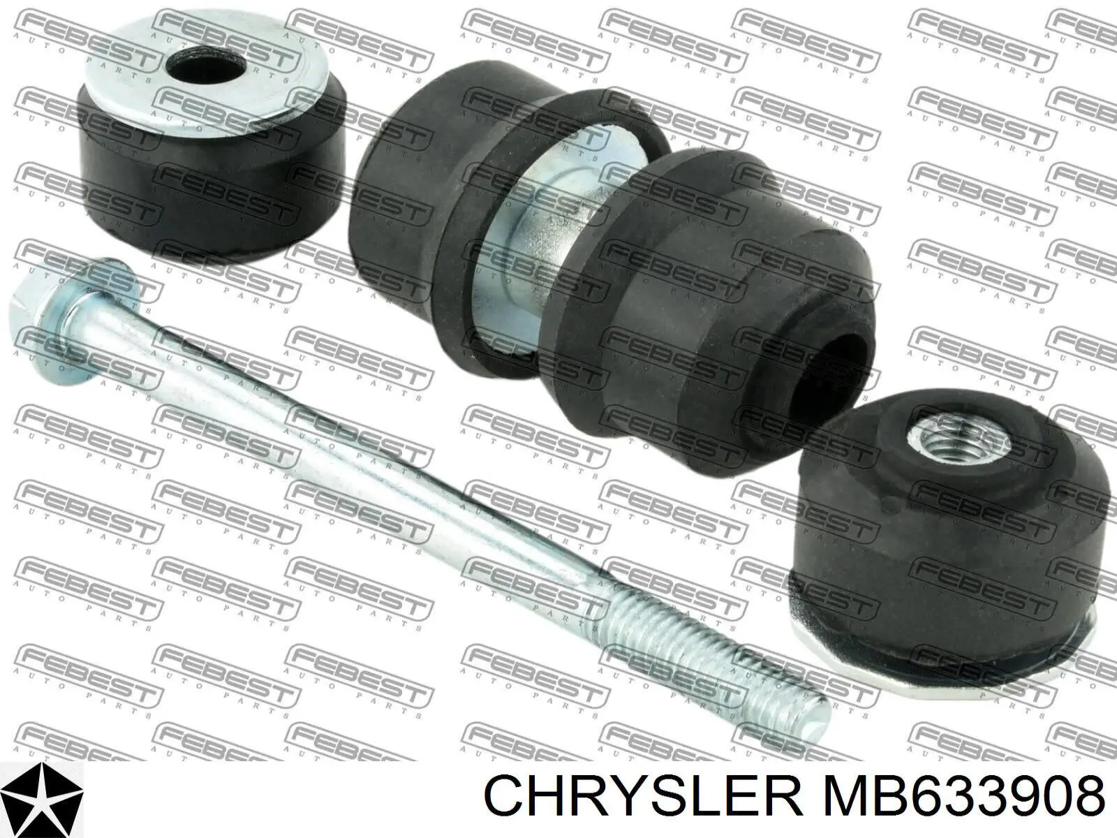 MB633908 Chrysler silentblock en barra de amortiguador delantera