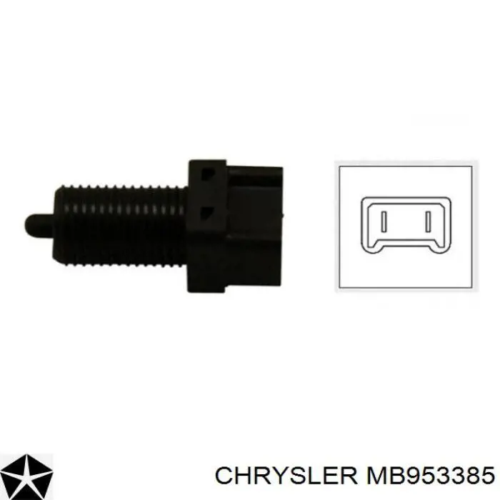 MB953385 Chrysler interruptor luz de freno