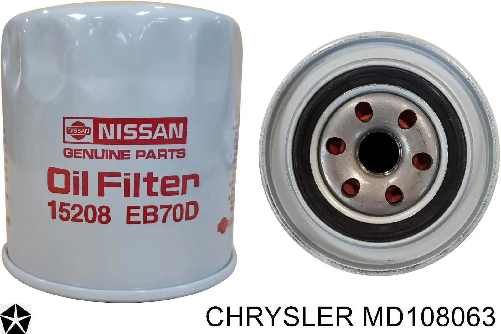 MD108063 Chrysler filtro de aceite