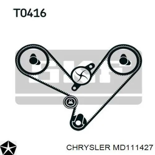 MD111427 Chrysler correa distribucion