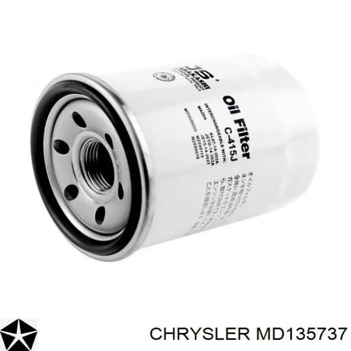 MD135737 Chrysler filtro de aceite