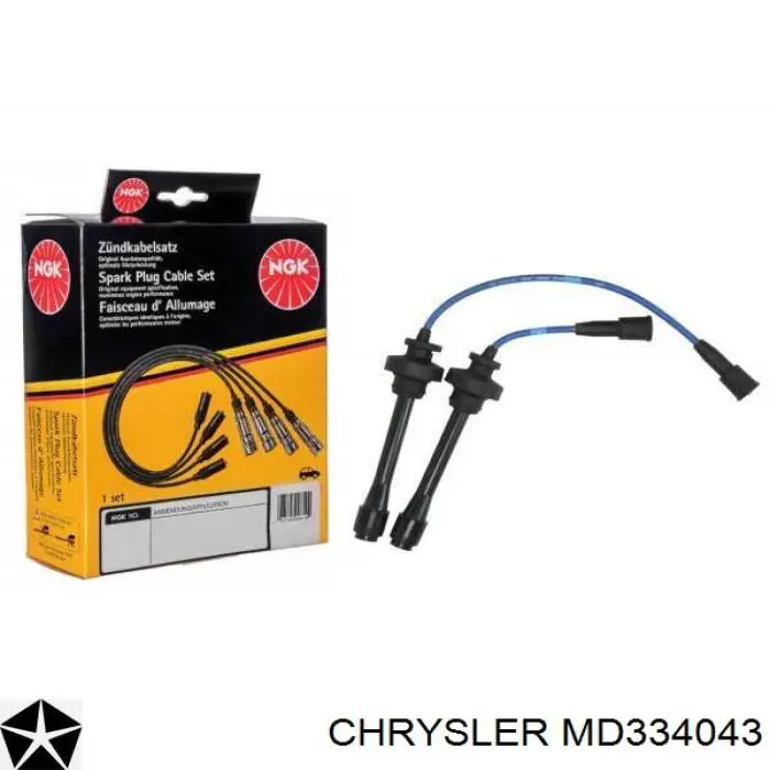 MD334043 Chrysler cables de bujías