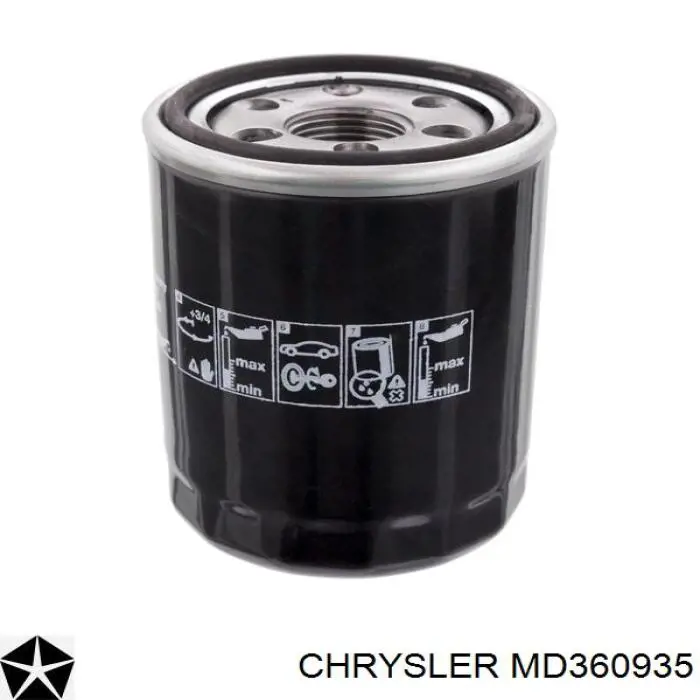 MD360935 Chrysler filtro de aceite