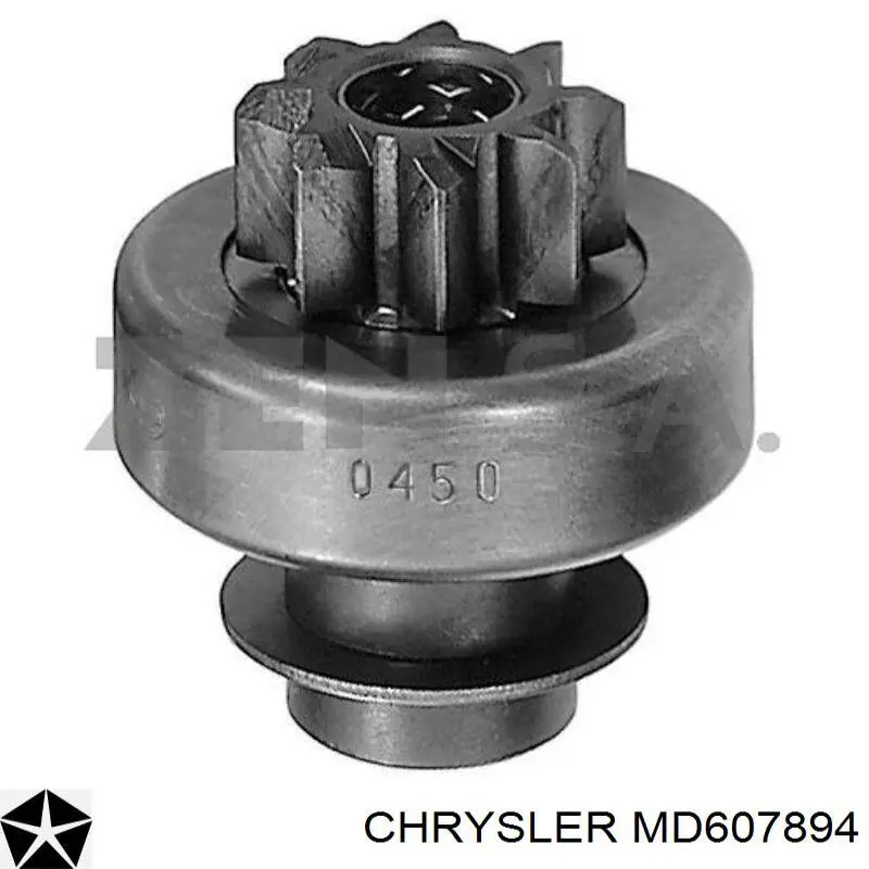 MD607894 Chrysler bendix, motor de arranque