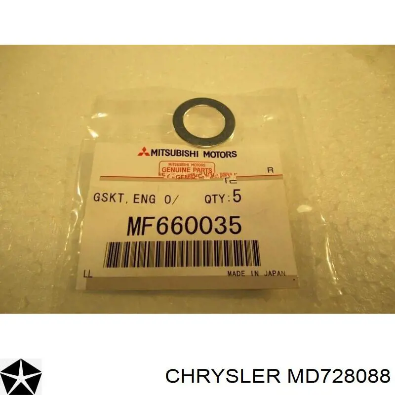 MD728088 Chrysler tornillo obturador caja de cambios