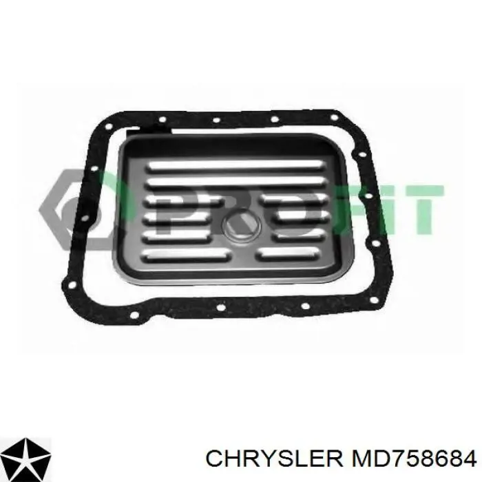 MD758684 Chrysler filtro hidráulico, transmisión automática