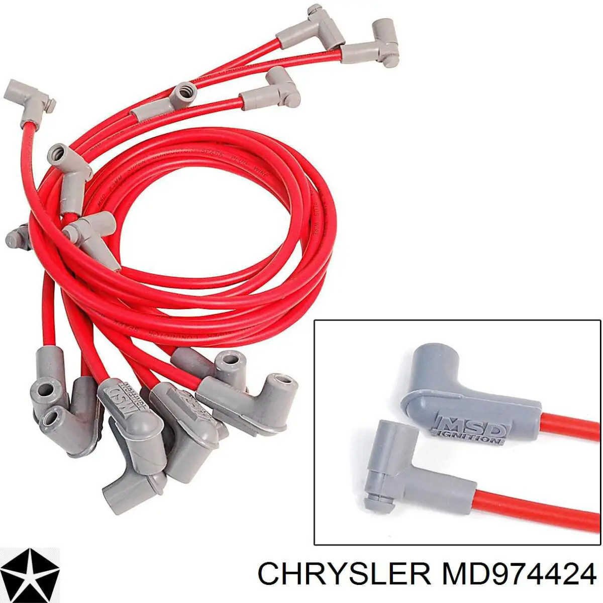 MD974424 Chrysler juego de cables de encendido