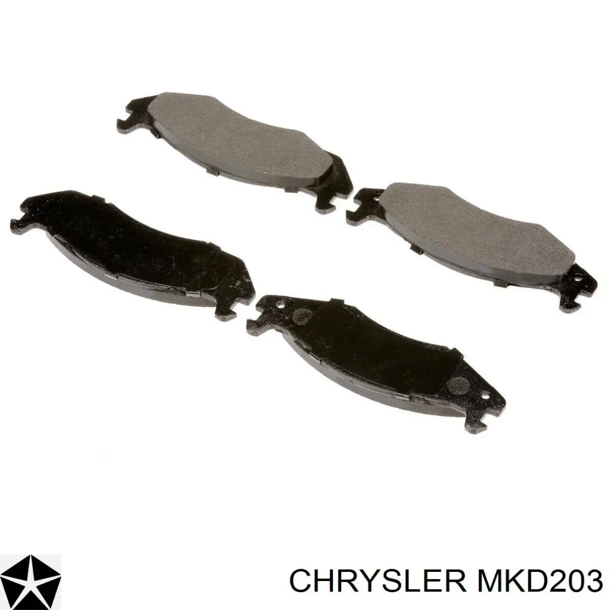 Pastillas freno delanteras Chrysler MKD203 precio, desde 28,77 EUR
