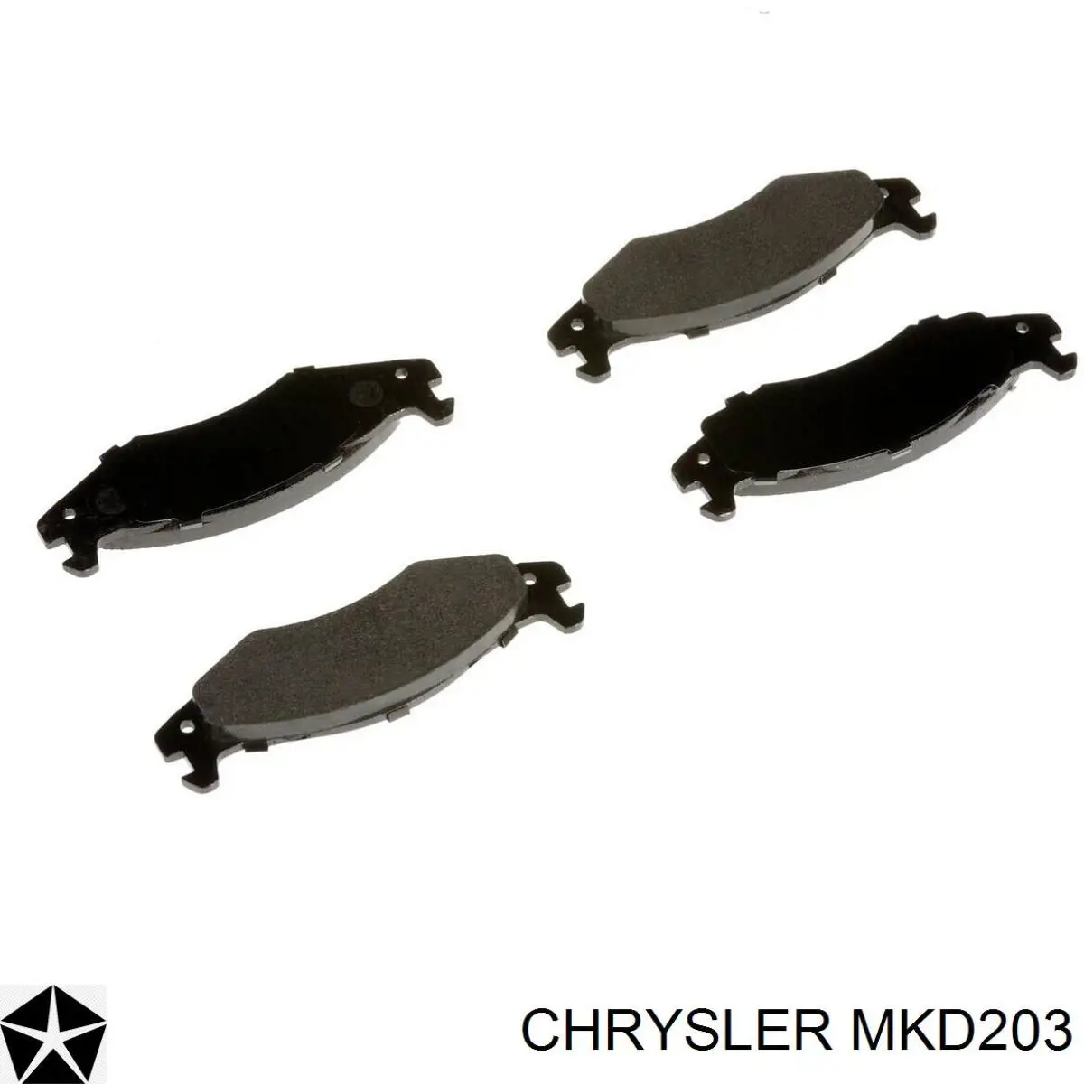 Comprar MKD203 Chrysler Pastillas delanteras de freno