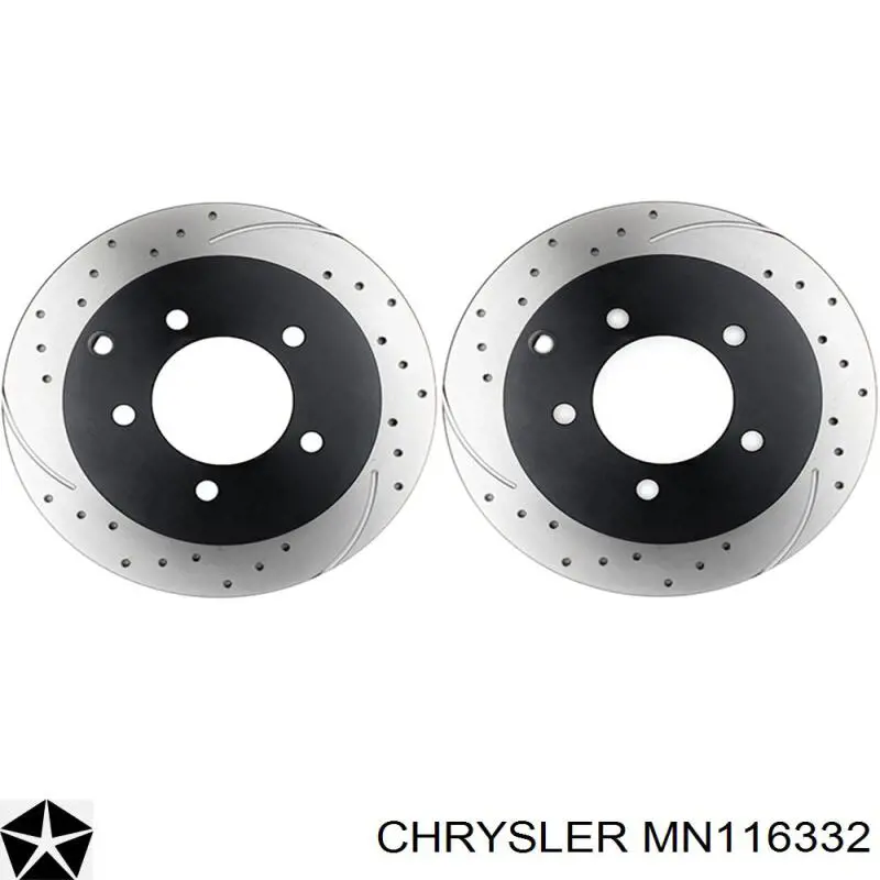 Disco de freno trasero Chrysler MN116332 precio, desde 35,28 EUR