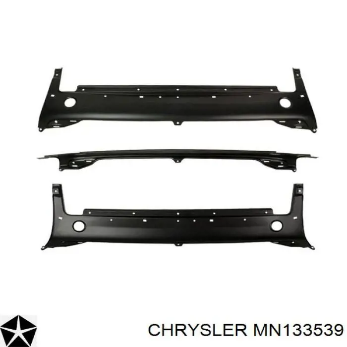 MN133539 Chrysler soporte de radiador completo