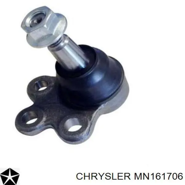 MN161706 Chrysler barra oscilante, suspensión de ruedas delantera, inferior derecha