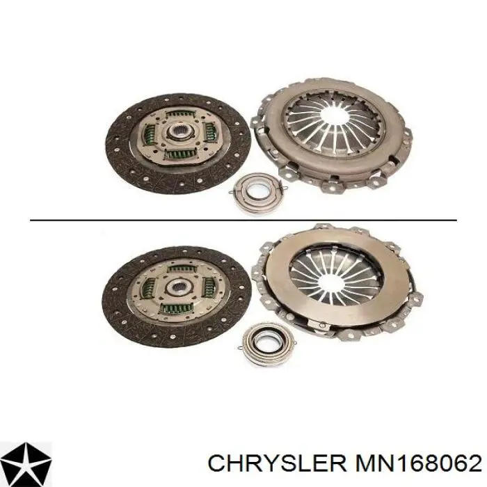 MN168062 Chrysler disco de embrague