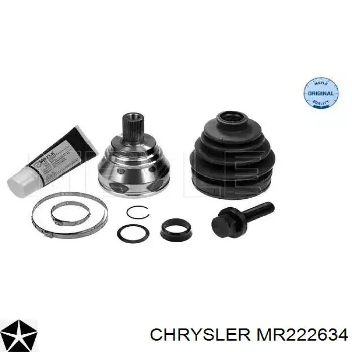 MR222634 Chrysler fuelle, árbol de transmisión delantero exterior