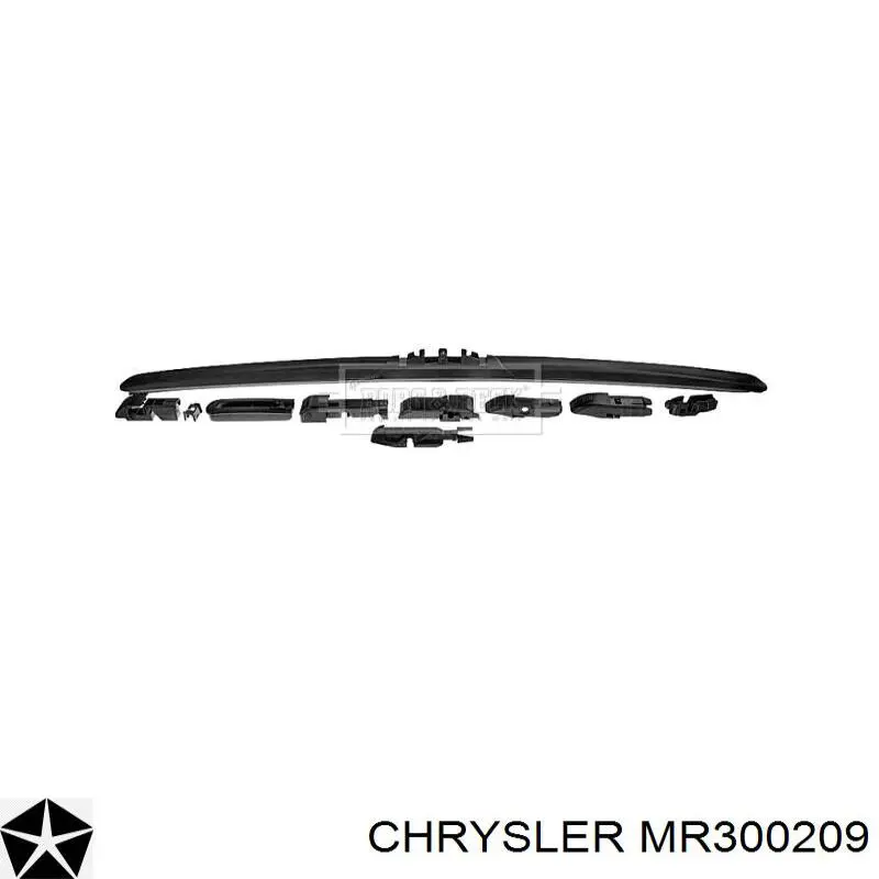 MR300209 Chrysler limpiaparabrisas de luna delantera conductor
