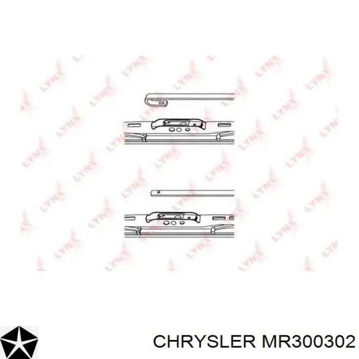 MR300302 Chrysler limpiaparabrisas de luna delantera copiloto