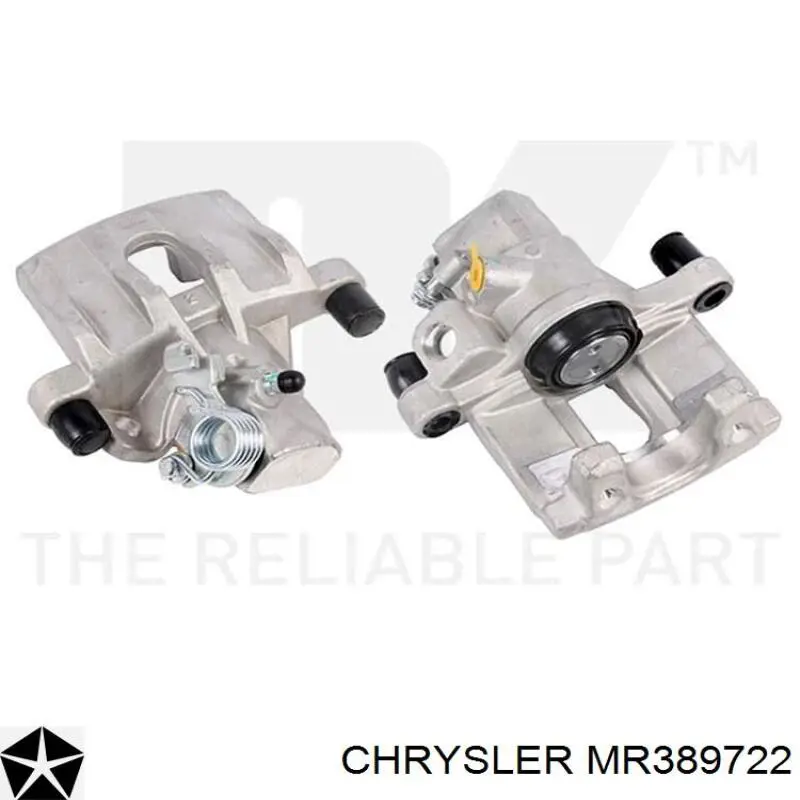 MR389722 Chrysler freno de disco delantero