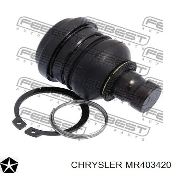 Brazo inferior derecho de la suspensión delantera MR403420 Chrysler
