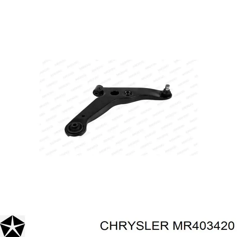 MR403420 Chrysler Brazo inferior derecho de la suspensión delantera