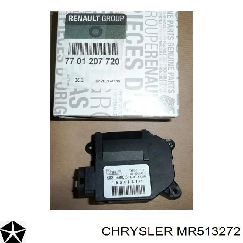 MR513272 Chrysler regulador de temperatura, ventilador habitáculo