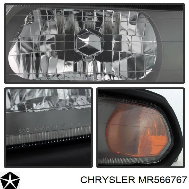 MR566767 Chrysler faro izquierdo