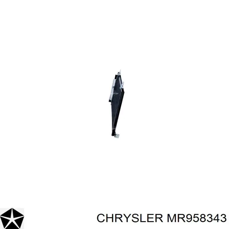 MR958343 Chrysler condensador aire acondicionado