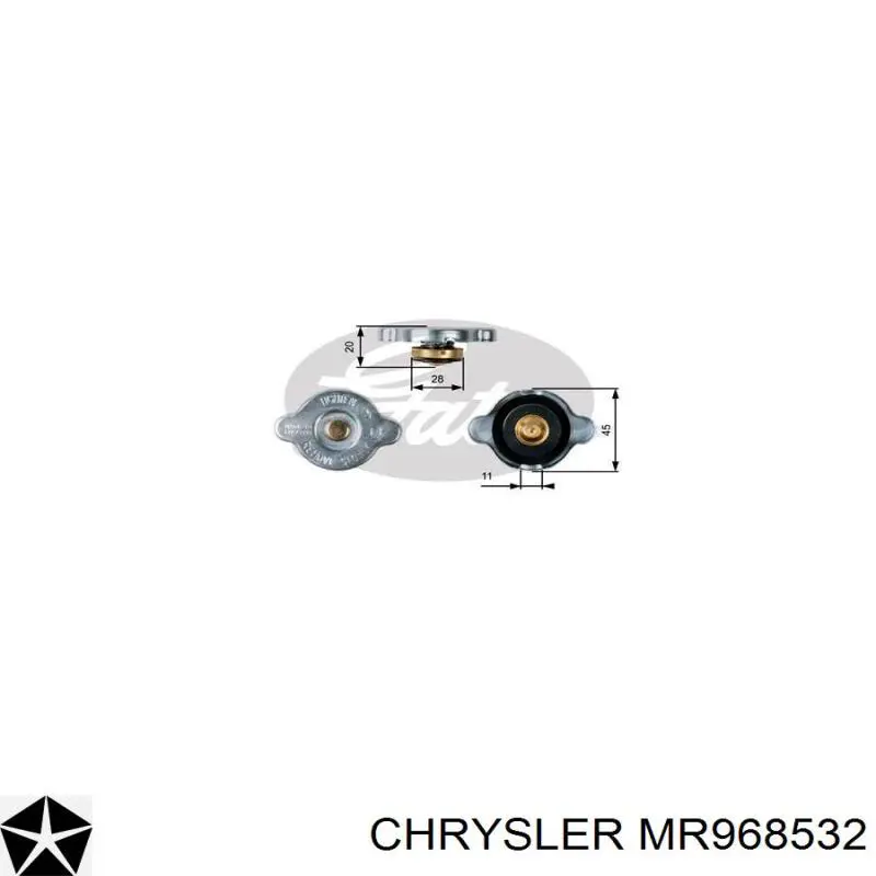 Tapa de radiador Nissan Navara D40M