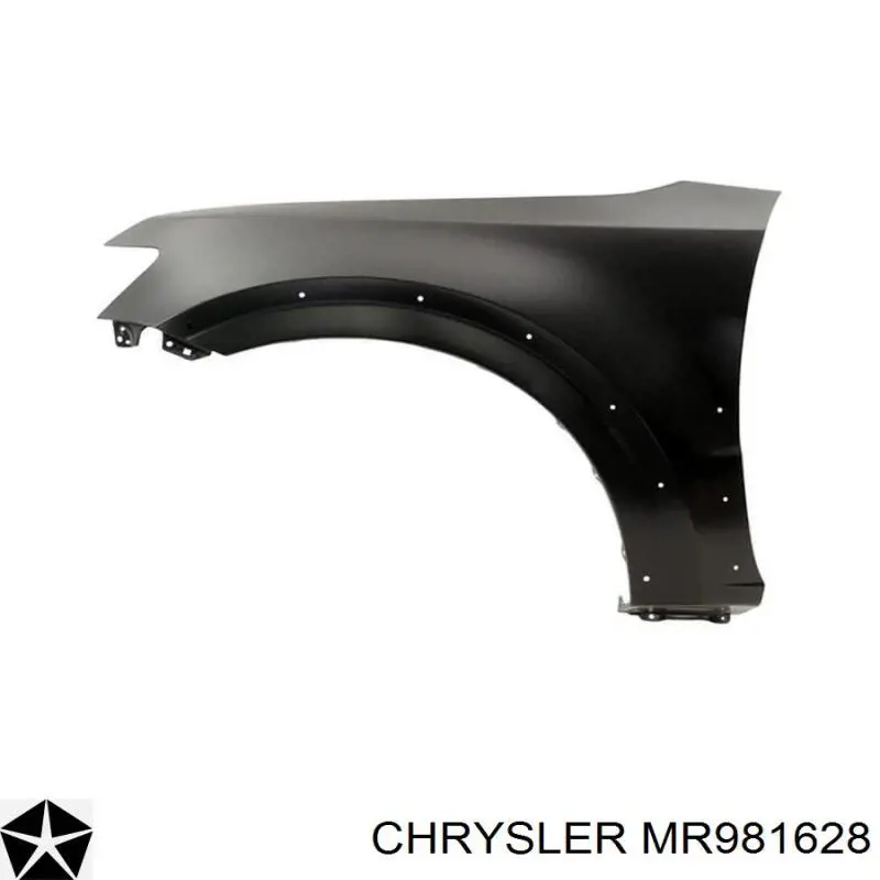 MR981628 Chrysler guardabarros trasero derecho