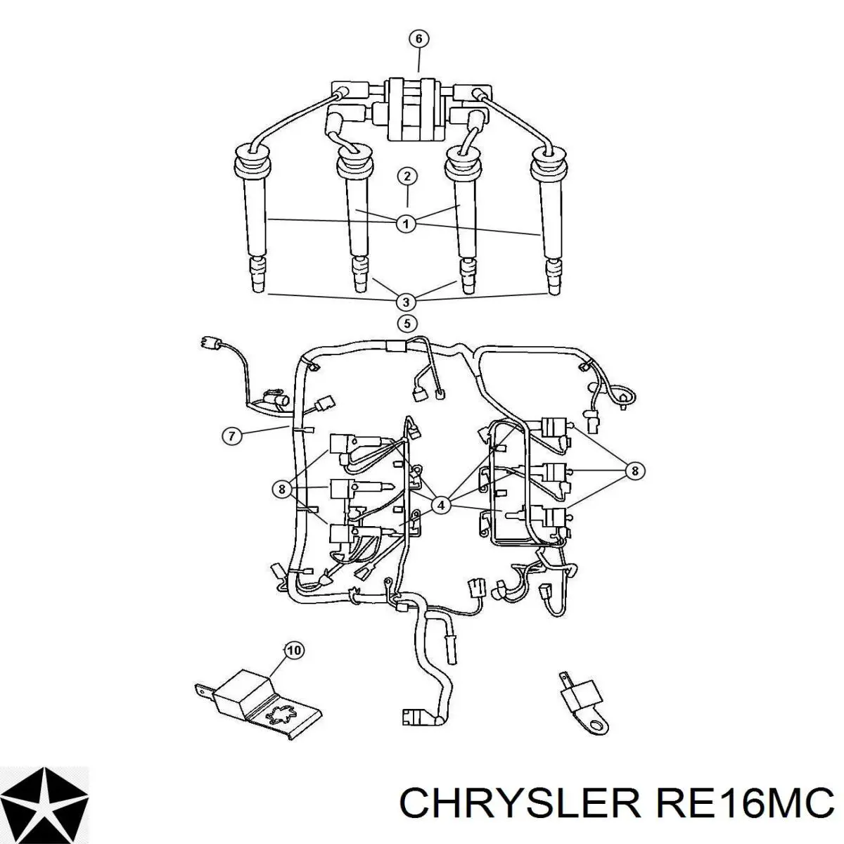 Comprar RE16MC Chrysler Bujía de encendido