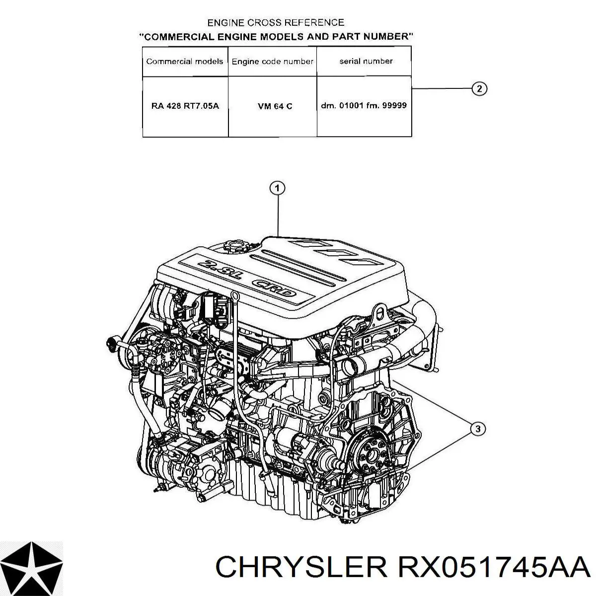 RX051745AA Chrysler