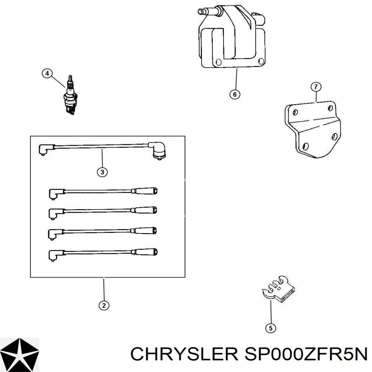 Bujías Chrysler SP000ZFR5N precio, desde 4,52 EUR