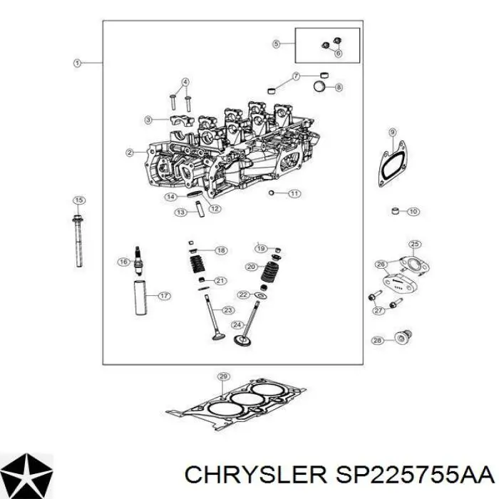 Comprar SP225755AA Chrysler Bujía de encendido