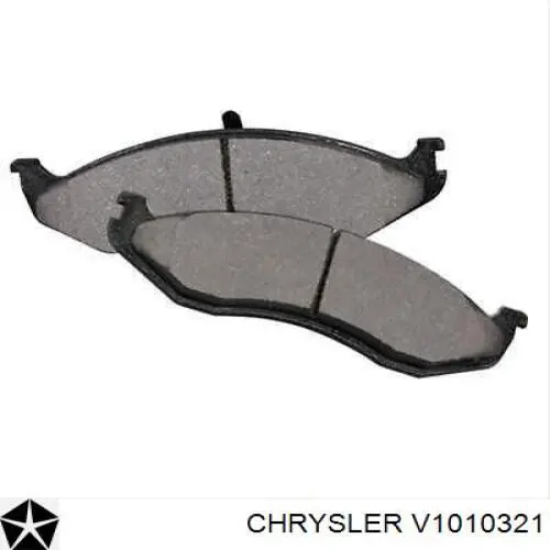 V1010321 Chrysler pastillas de freno delanteras