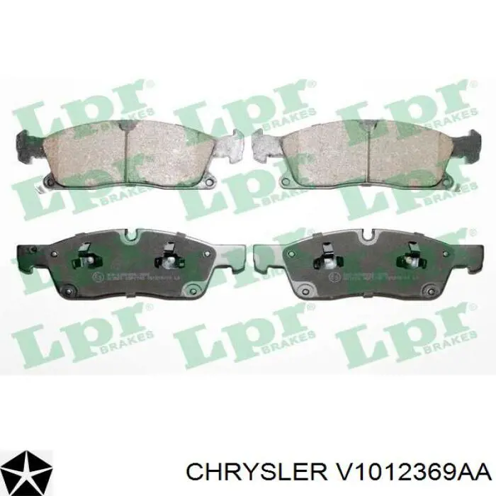 V1012369AA Chrysler pastillas de freno delanteras