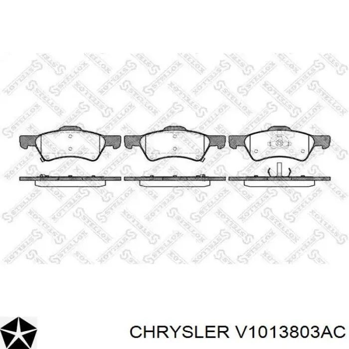V1013803AC Chrysler pastillas de freno delanteras