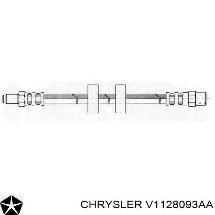 V1128093AA Chrysler latiguillos de freno delantero izquierdo