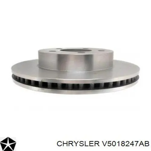 V5018247AB Chrysler freno de disco delantero