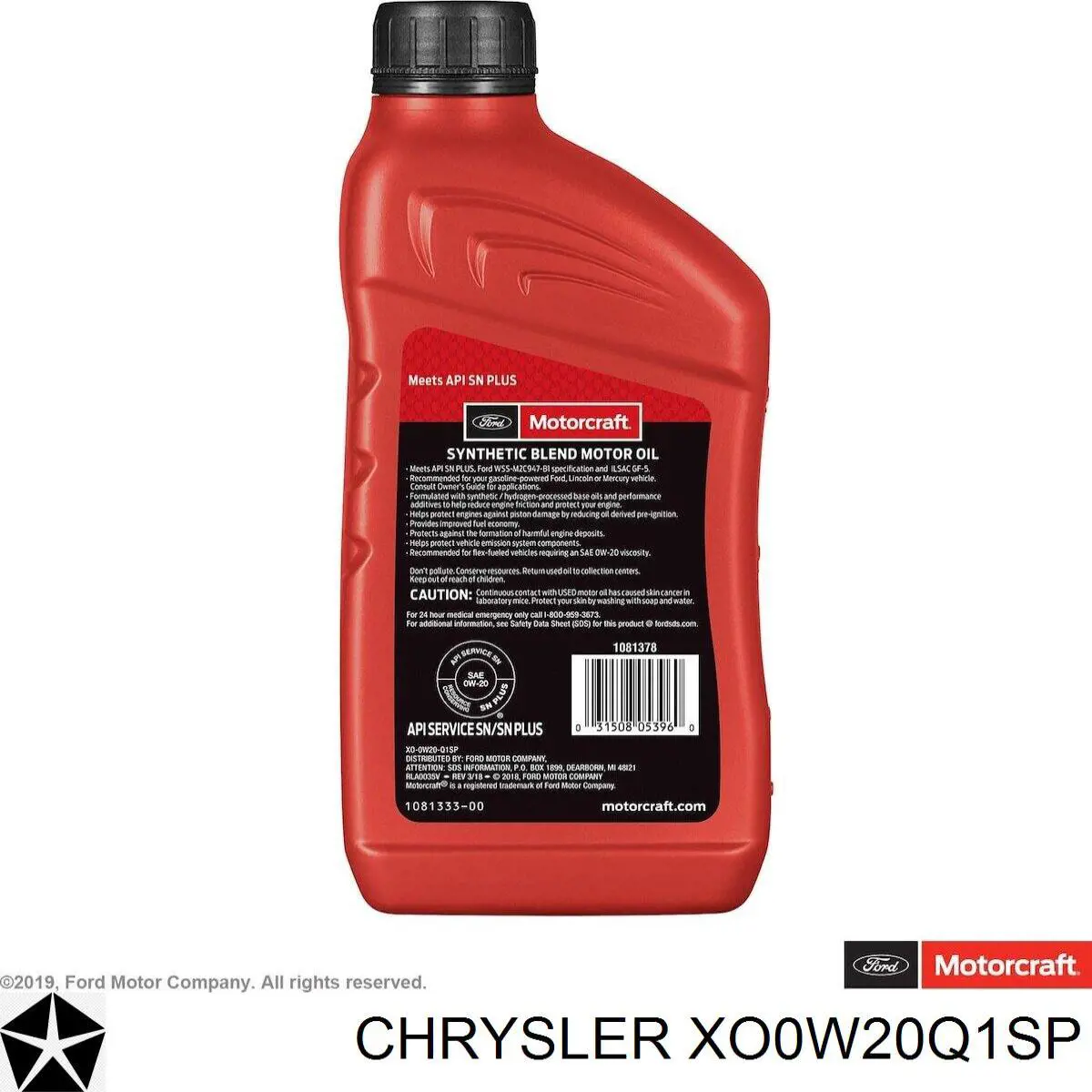 Chrysler (XO0W20Q1SP)