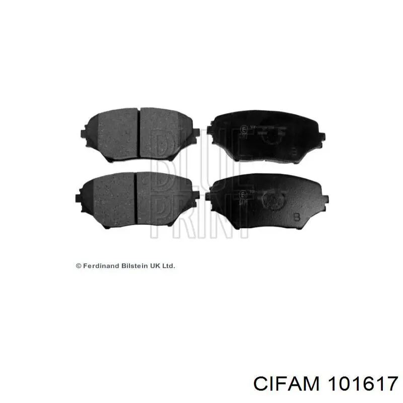 Cilindro de freno de rueda trasera 101617 Cifam
