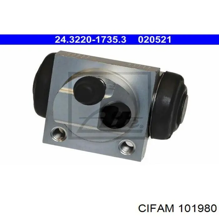 Cilindro de freno de rueda trasera 101980 Cifam