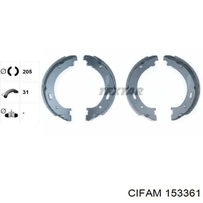 5086930AA Chrysler Zapatas de freno de estacionamiento
