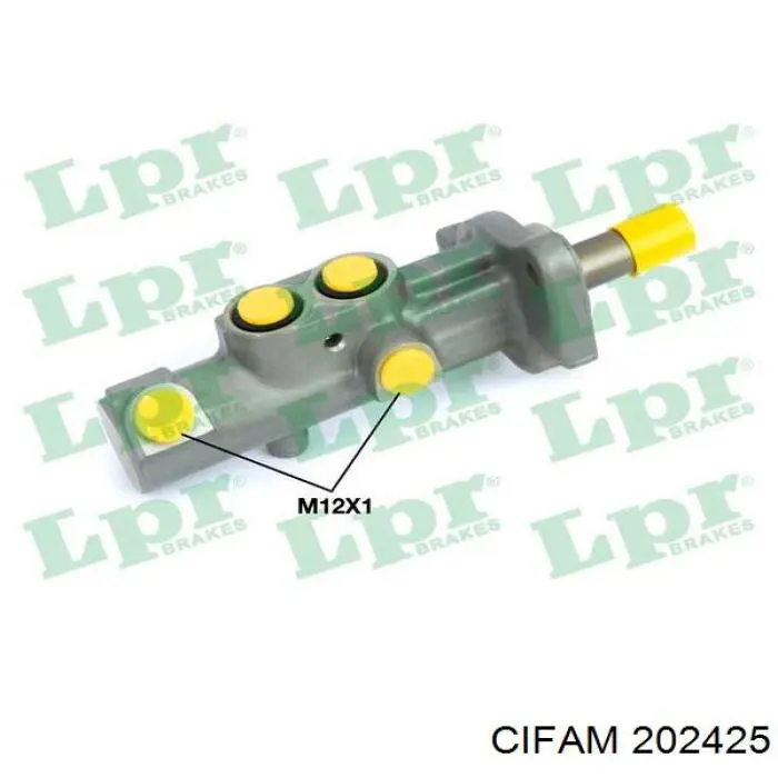 Cilindro maestro de frenos Cifam 202425 precio, desde 69,70 EUR