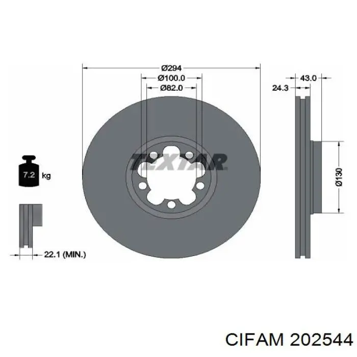 Comprar 202544 Cifam Cilindro maestro de frenos