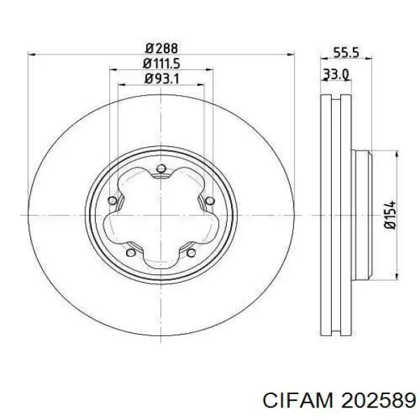 Cilindro principal de freno Toyota 472011A360