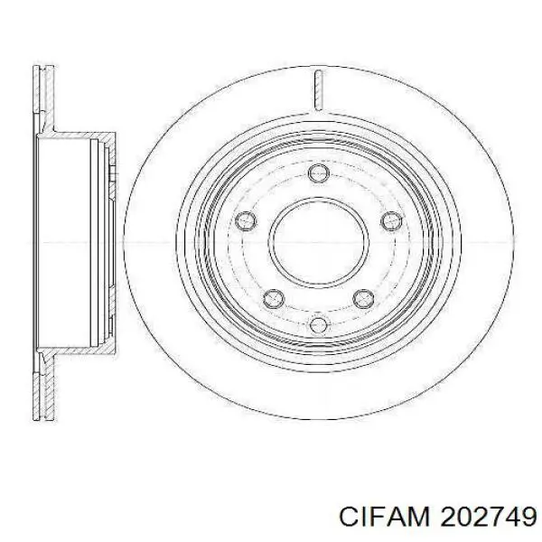 202-749 Cifam cilindro principal de freno