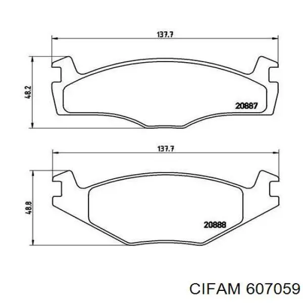 607-059 Cifam junta homocinética exterior delantera