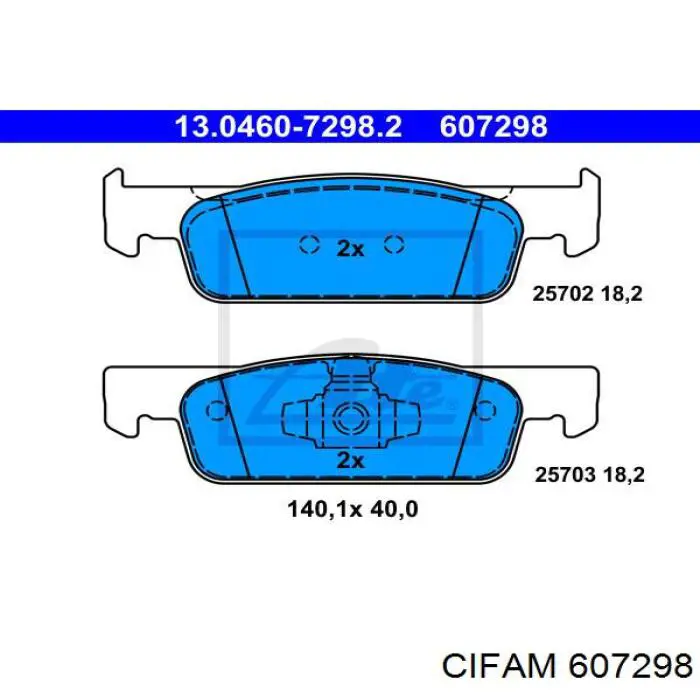 607-298 Cifam junta homocinética exterior delantera