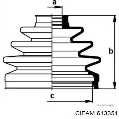 Fuelle, árbol de transmisión delantero exterior Renault Espace 4 JK0