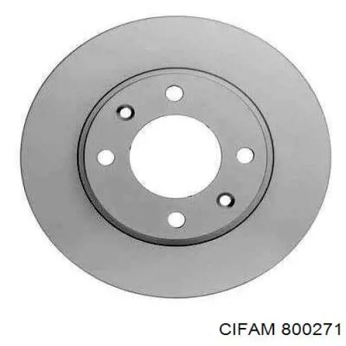 Disco de freno trasero Peugeot 206 2A/C