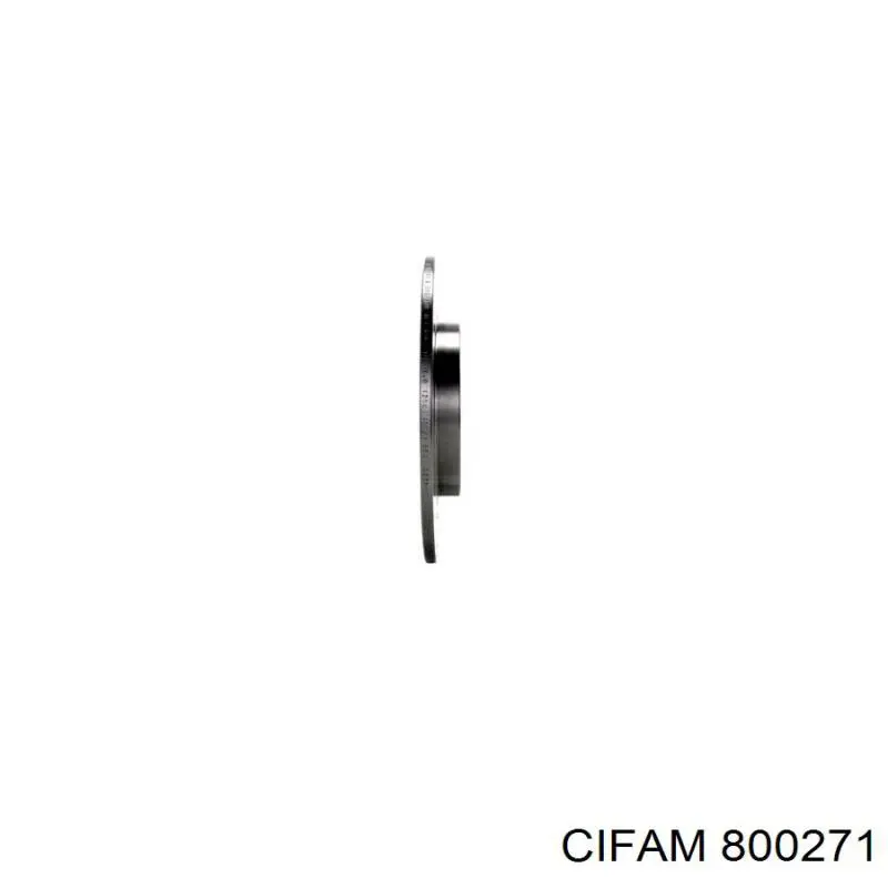 Disco de freno trasero Peugeot 206 2A/C